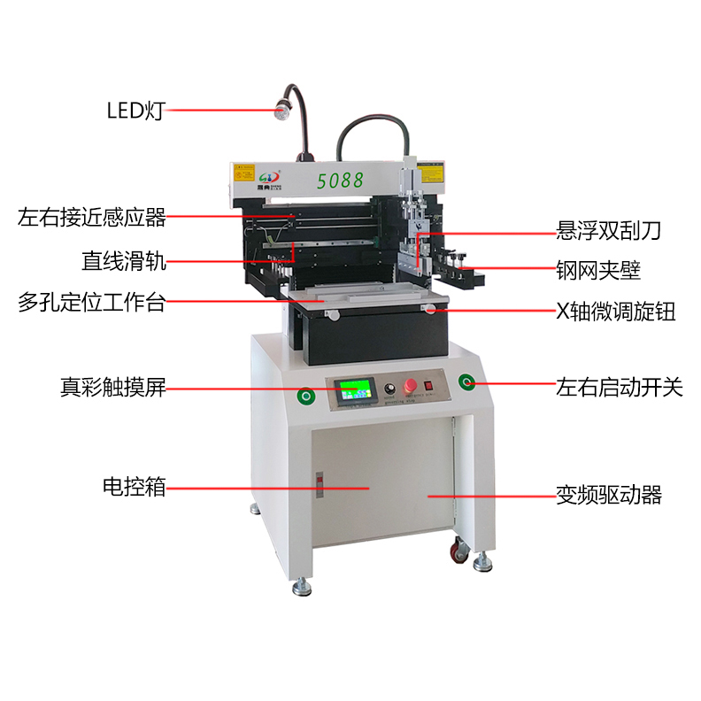 smt设备亚博锡膏印刷机
